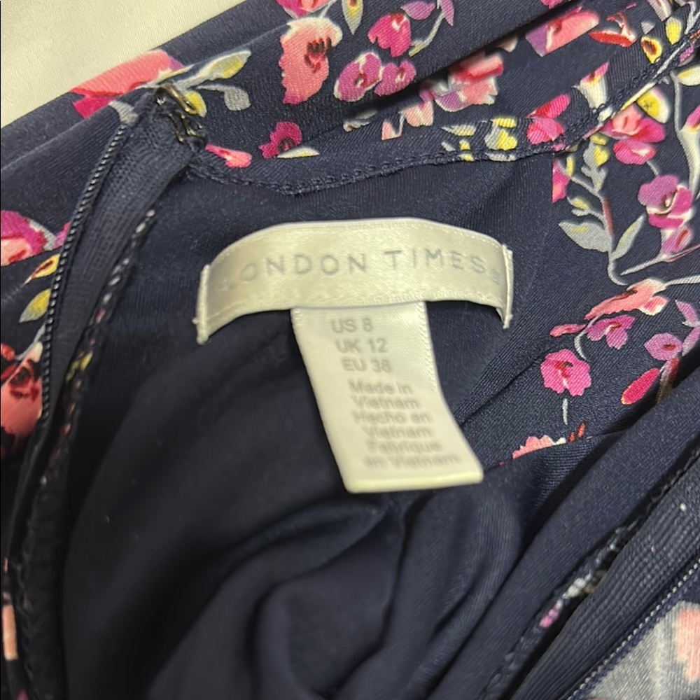 Bundle - brown dress and floral capri jumper